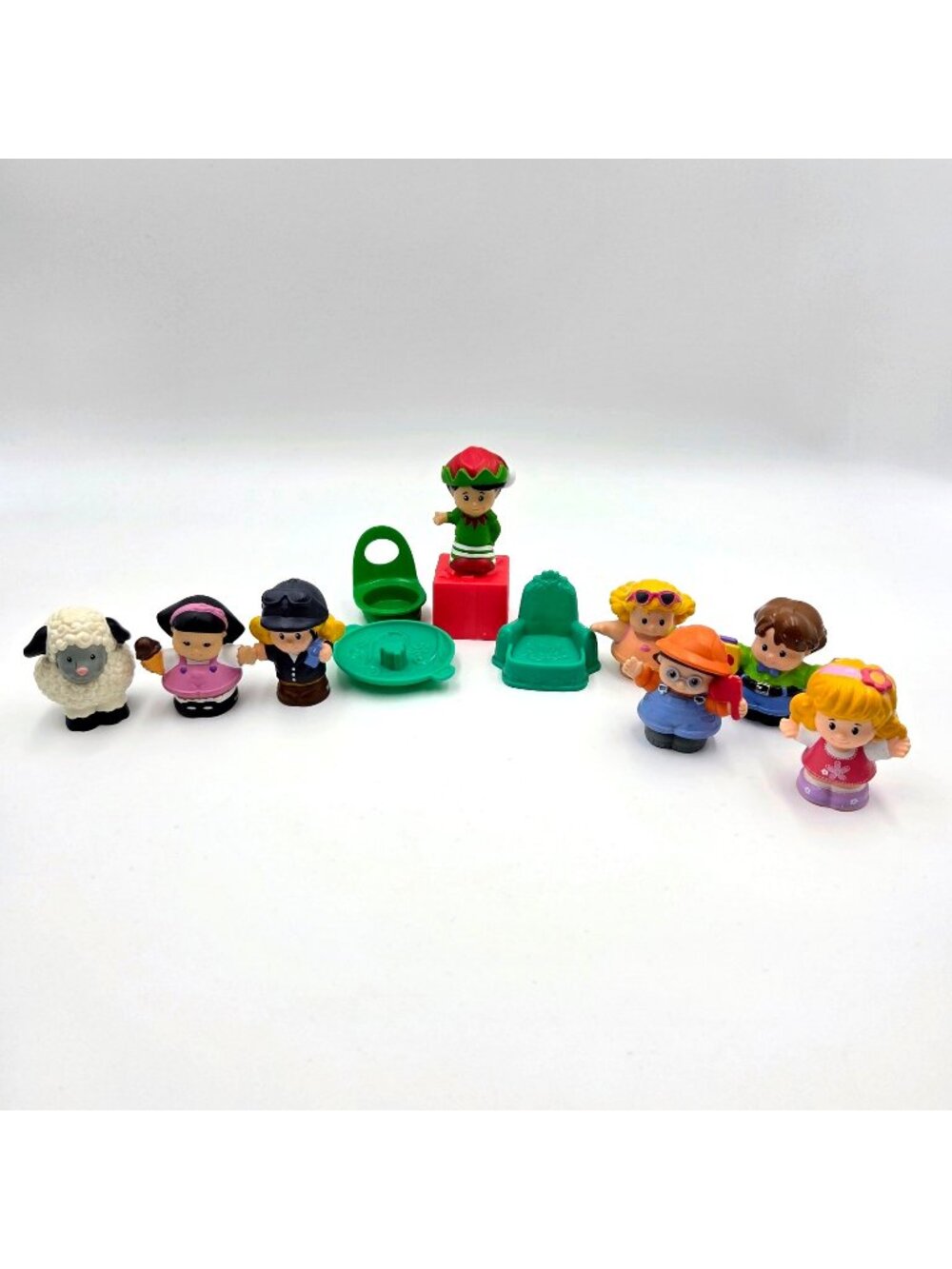 Fisher Price Little People Toys Vintage 2002 Lot Of 12 Sonya Lee Koby Elf Read